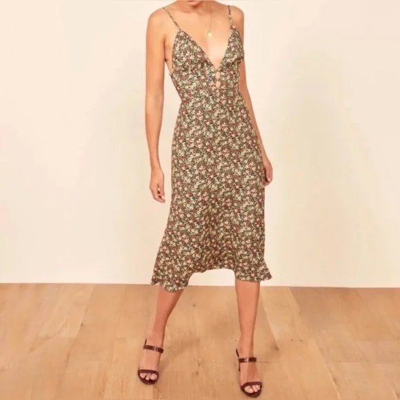 Reformation Montague Dress in Tuesday